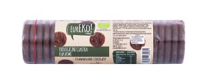 Ciasteczka kakaowe z kawałkami czekolady  bio Eureko 250g 