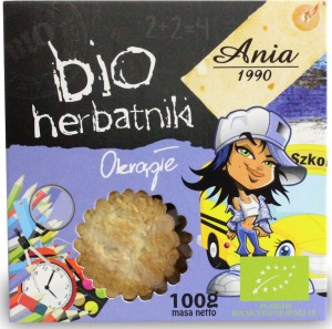 HERBATNIKI OKRĄGŁE BIO 100 g - BIO ANIA 