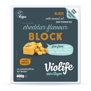 Ser wegański cheddar kostka 400g Violife