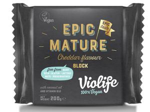 Ser wegański cheddar dojrzały kostka 200g Violife