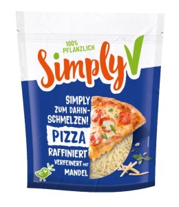 Ser na bazie migdałów tarty do pizzy naturalny Simply V, 180g