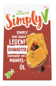 Ser wegański w plastrach w stylu Cheddara Simply V , 150g