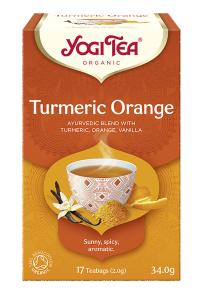 HERBATKA KURKUMA POMARAŃCZA (TURMERIC ORANGE) BIO (17 x 2 g) 34 g - YOGI TEA