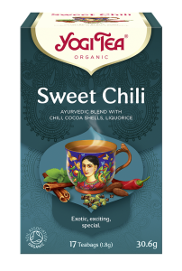 HERBATKA SŁODKIE CHILI (SWEET CHILI) BIO (17 x 1,8 g) 30,6 g - YOGI TEA