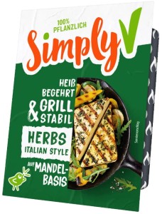 Ser wegański do grillowania ziołowy w stylu włoskim Simply V, 150g