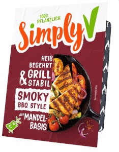 Ser wegański do grillowania Dymiony BBQ Simply V, 150g