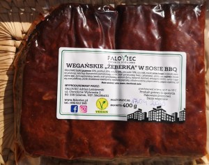 Wegańskie Żeberka w sosie BBQ Faloviec 400g