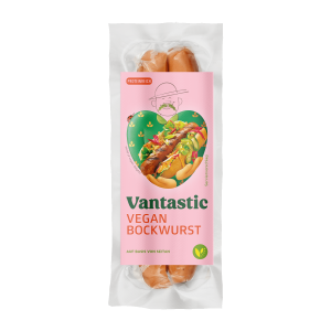 Wegańskie kiełbaski bockwurst Vantastic, 200g