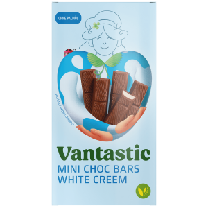 MINI CHOC  batoniki czekoladowe z nadzieniem śmietankowym Vantastic 100g