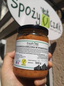 Soczewica zielona w pomidorach 0,5L. Faloviec
