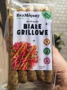 Bezmięsne Kiełbaski Białe Grillowe 180g 