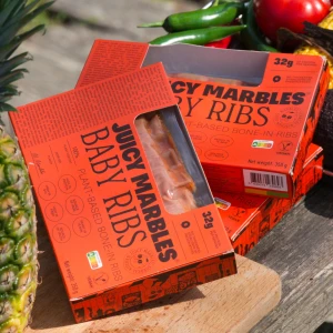 PRZEDSPRZEDAŻ Wegańskie Żeberka Baby Ribs 350g Juicy Marbles DOSTAWA OK. 07.08.2026