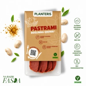 Roślinna Qrowa Pastrami 120g PLANTERIS