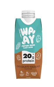 WAAY Protein Shake Chocolate Hazelnut 330 ml-napój proteinowy o smaku czekoladowo-orzechowym